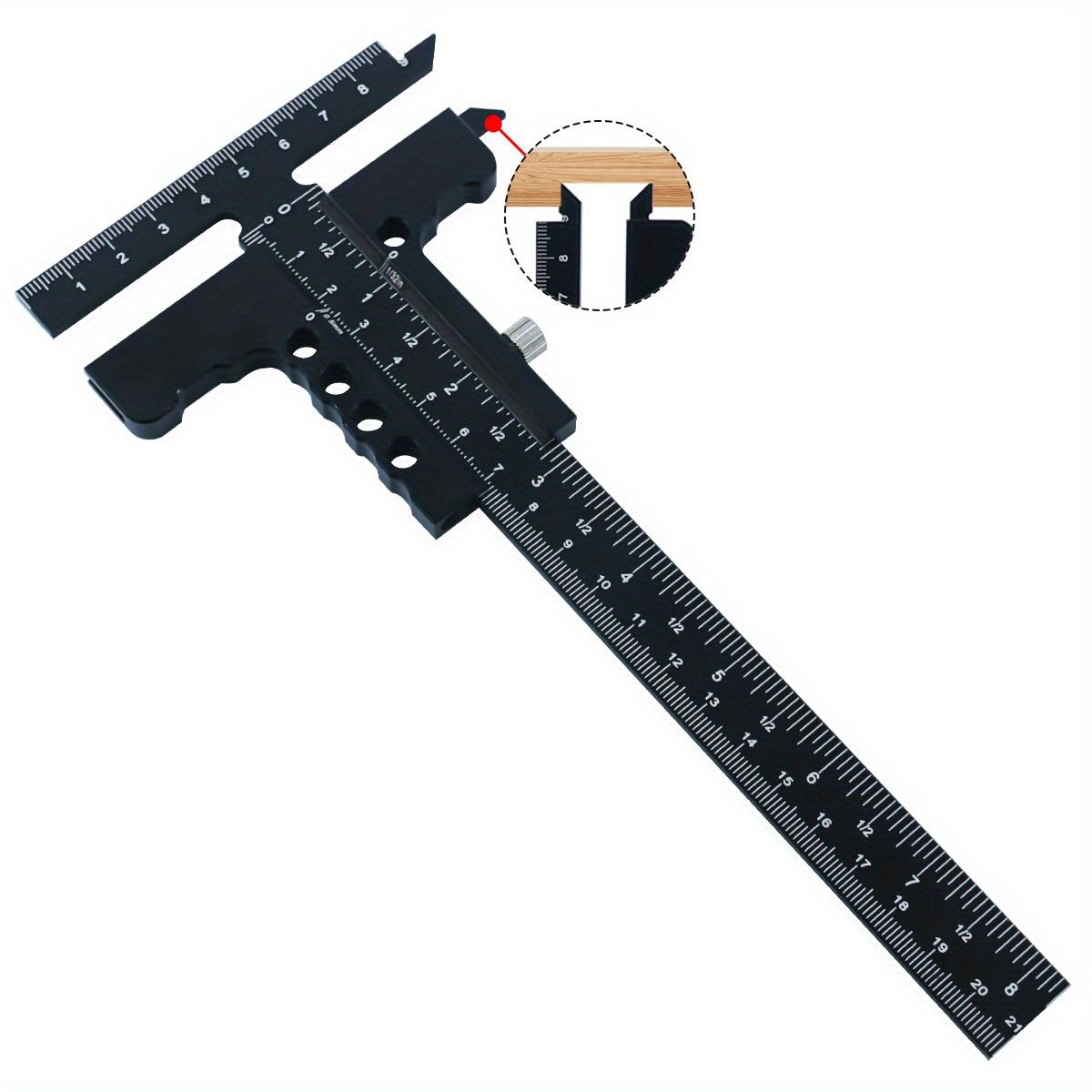 Woodworking Scriber Gauge - Aluminum Alloy Sliding Marking Gauge,T-Square Scribing Measuring Marking Framing Ruler Tool
Woodworking Scriber Gauge - Aluminum Alloy Sliding Marking Gauge,T-Square Scribing Measuring Marking Framing Ruler Tool