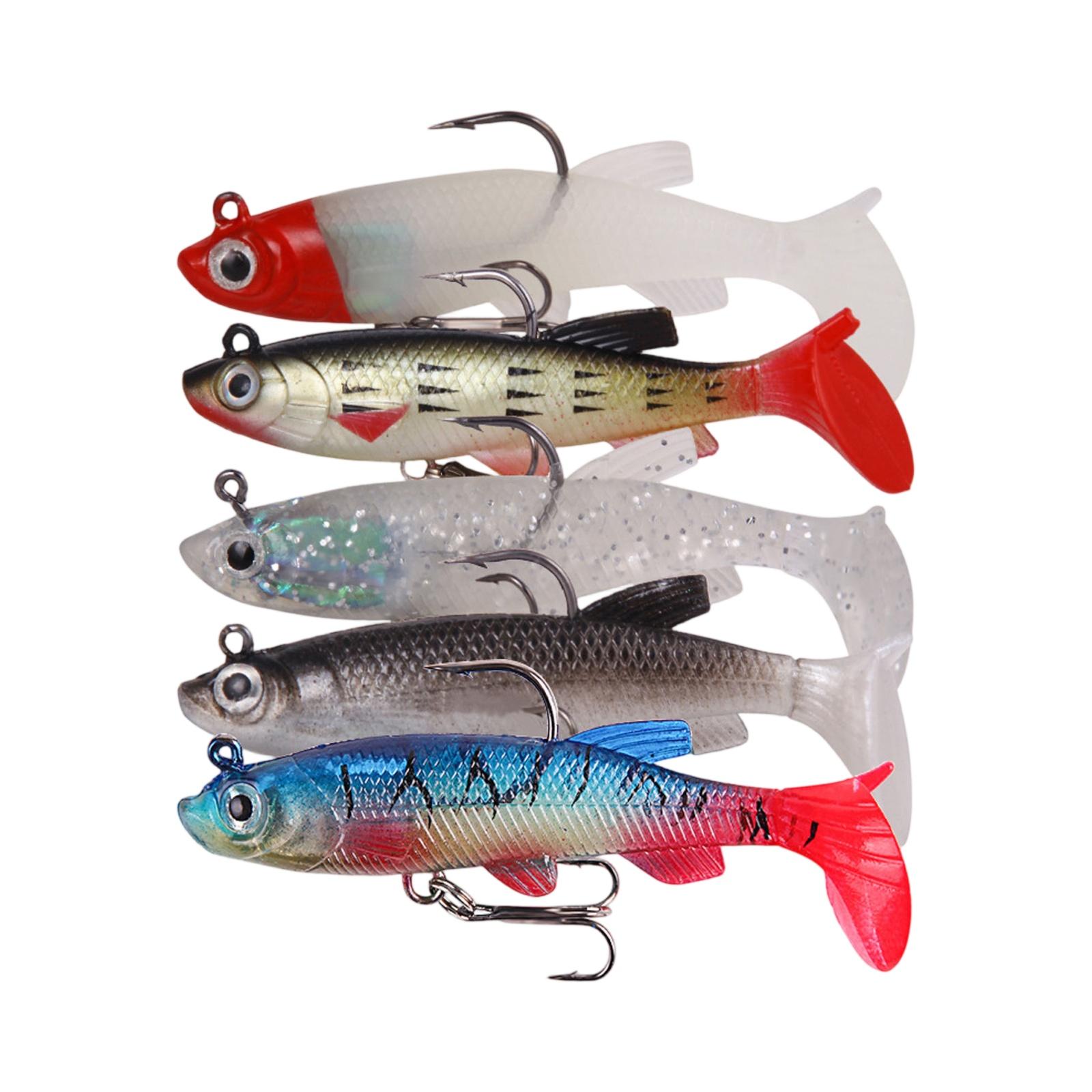 Soft Tailed Single Hook Simulation Fake for Saltwater Fishing Tackle One Size
Soft Tailed Single Hook Simulation Fake for Saltwater Fishing Tackle One Size
