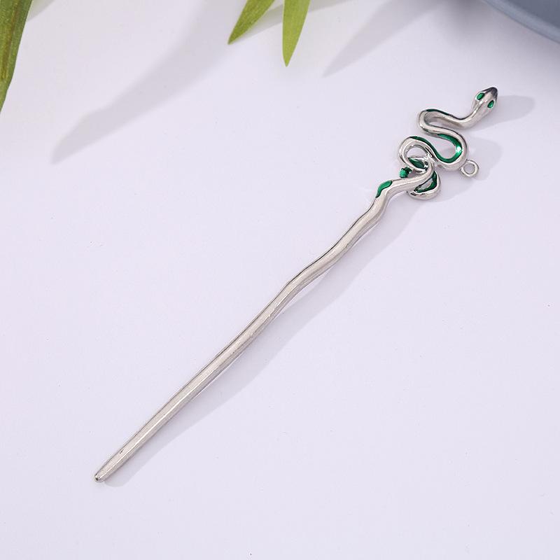 Spirit Snake Hairpin Advanced Chinese Antique Hanbok Disc Hair Accessories Female Mysterious Hairpin Headgear
Spirit Snake Hairpin Advanced Chinese Antique Hanbok Disc Hair Accessories Female Mysterious Hairpin Headgear