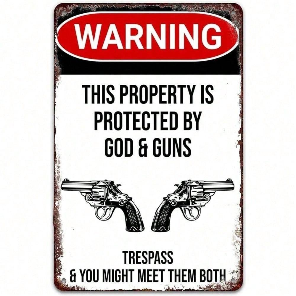 Vintage No Trespassing Tin Sign PUNCH Metal Wall Art for Garage Man Cave Home Decor різнокольоровий
Vintage No Trespassing Tin Sign PUNCH Metal Wall Art for Garage Man Cave Home Decor різнокольоровий