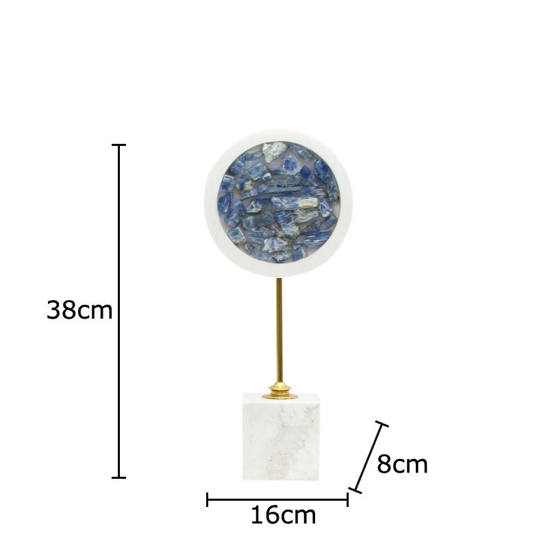 Blue Crystal Landscape Ornaments Marble Base Desk Decoration Creative Round Landscape Artwork Modern Crafts Room Aesthetic Decor
Blue Crystal Landscape Ornaments Marble Base Desk Decoration Creative Round Landscape Artwork Modern Crafts Room Aesthetic Decor