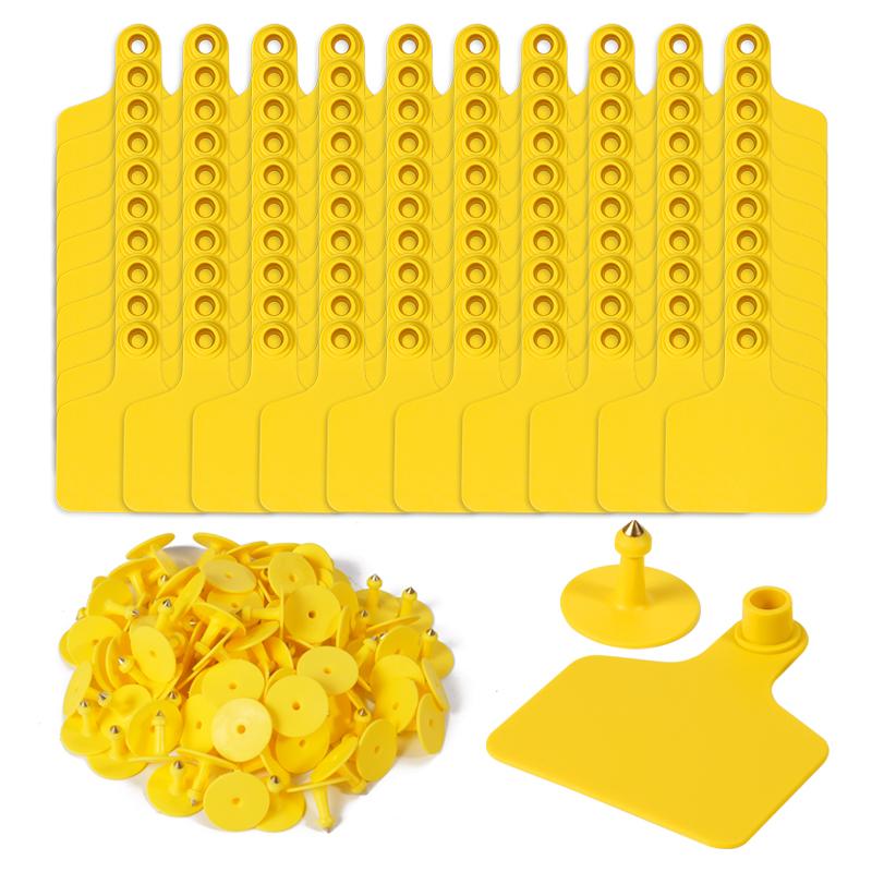 100Pack Animal Identification Ear tag No word calf ear tag Apply to pig Cattle sheep Farm animal feeding tools 75mm x 60mm жёлтый
100Pack Animal Identification Ear tag No word calf ear tag Apply to pig Cattle sheep Farm animal feeding tools 75mm x 60mm жёлтый