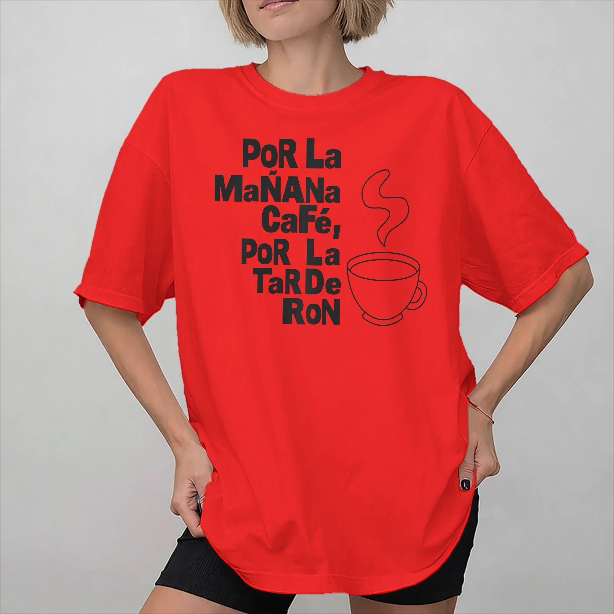 Por la Unisexana cafe por la tarde ron Tee Shirt for Unisex Women Graphic Printing T Shirts Cotton Clothes S
Por la Unisexana cafe por la tarde ron Tee Shirt for Unisex Women Graphic Printing T Shirts Cotton Clothes S