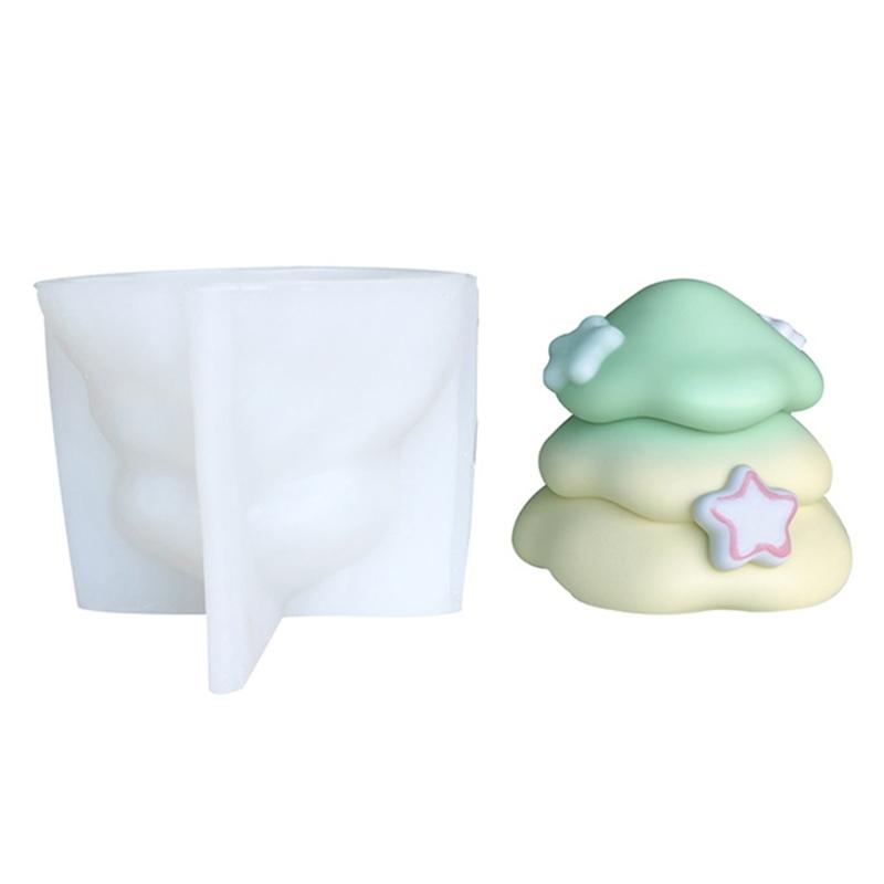 Cloud Christmas Tree Shape Silicone Mold for Making Candle Soap Christmas Candle Silicones Mould For Holiday Decoration 1
Cloud Christmas Tree Shape Silicone Mold for Making Candle Soap Christmas Candle Silicones Mould For Holiday Decoration 1