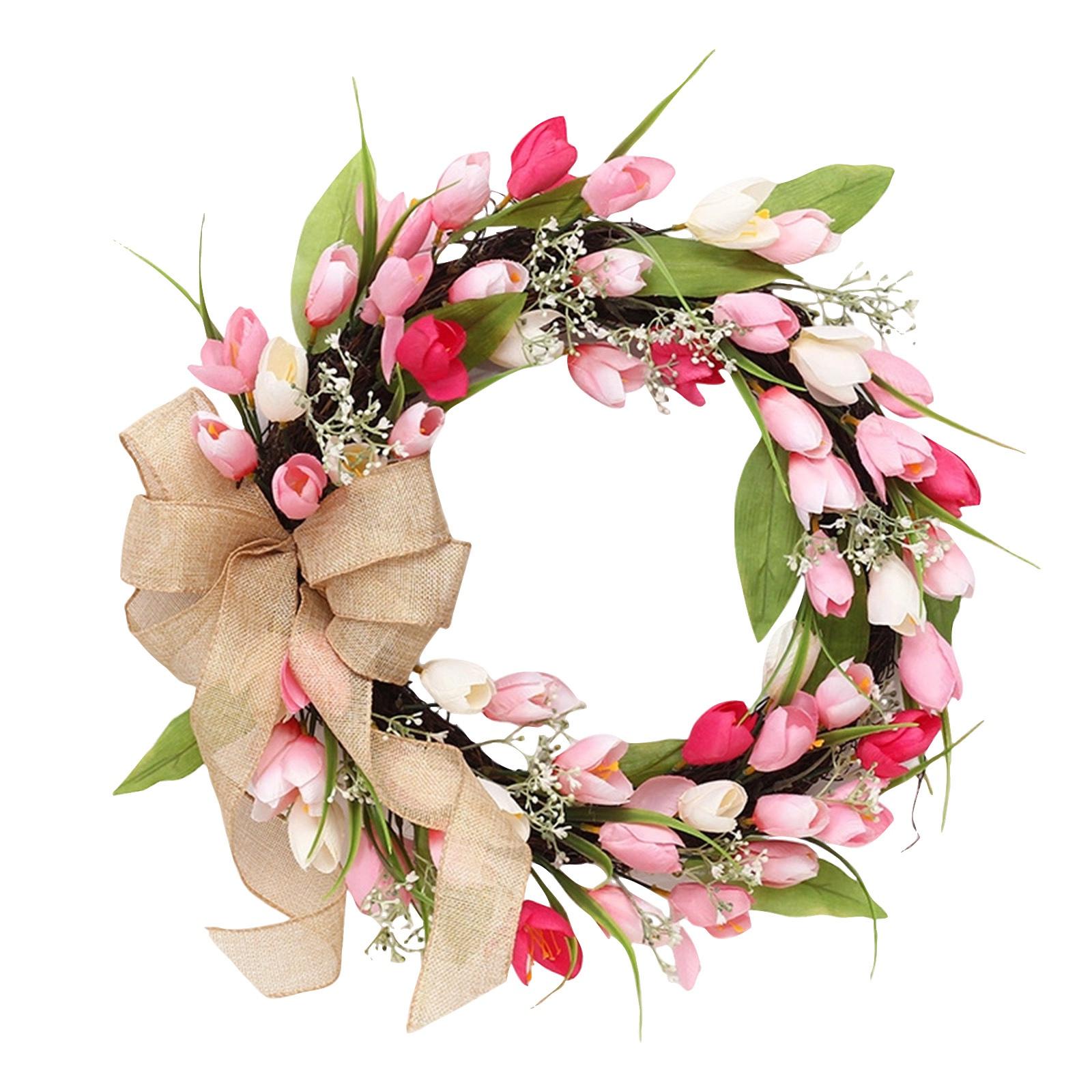 Artificial Wreath With Bow – //Red Floral Door Decor, Spring Home Wall Featuring Lifelike Blooms, Green Foliage One Size
Artificial Wreath With Bow – //Red Floral Door Decor, Spring Home Wall Featuring Lifelike Blooms, Green Foliage One Size