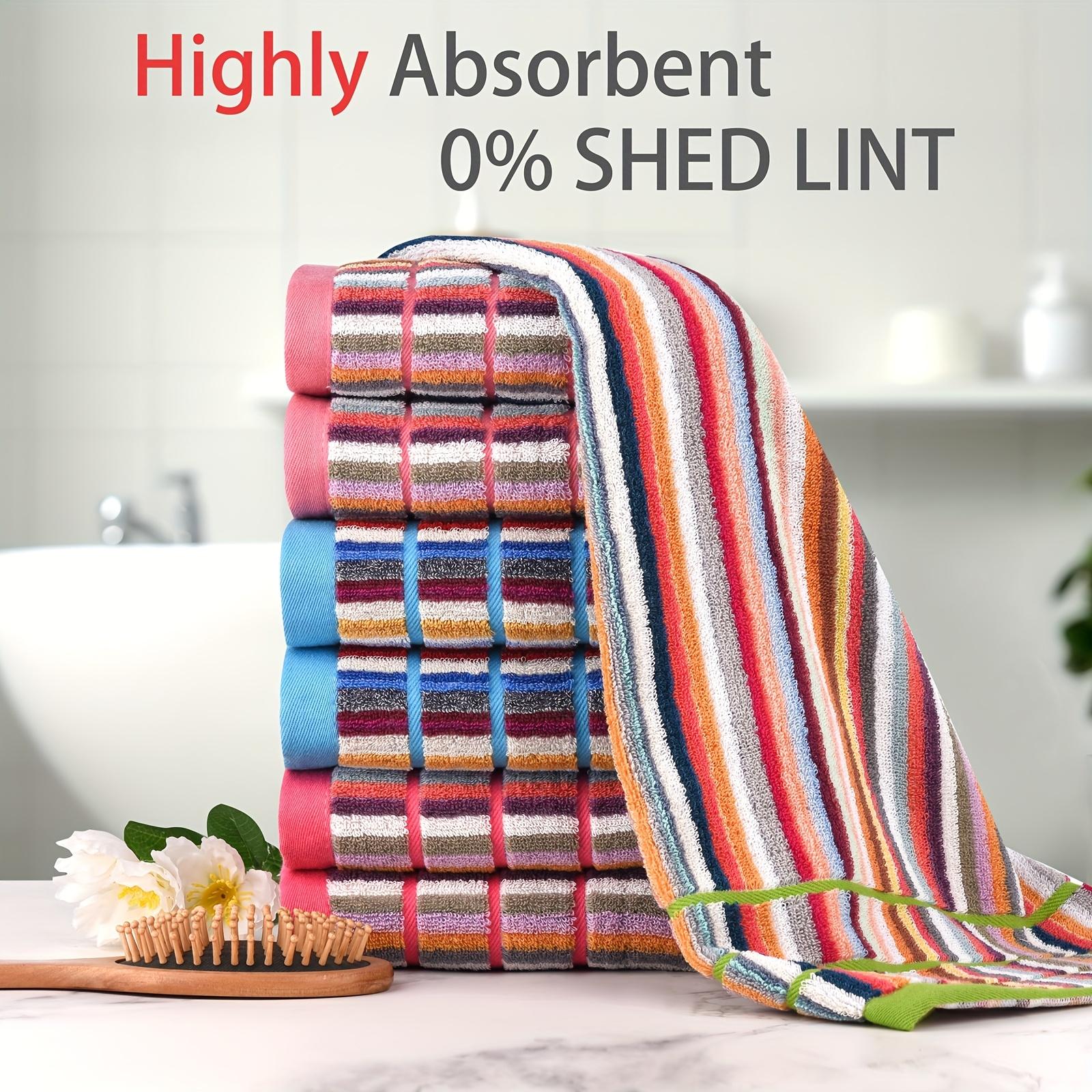 10pcs 100% Cotton Colorful Striped Wash Towel Set 13.39x29.13inch Soft Absorbent Thanksgiving Gift Towels for Home Bathroom
10pcs 100% Cotton Colorful Striped Wash Towel Set 13.39x29.13inch Soft Absorbent Thanksgiving Gift Towels for Home Bathroom