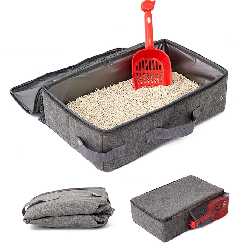 QS-100-L Large Cat Litter Box Outdoor Foldable Cat Litterbox Waterproof Pet Toilet Cat Litter Pan with Cat Litter Scoop Type A
QS-100-L Large Cat Litter Box Outdoor Foldable Cat Litterbox Waterproof Pet Toilet Cat Litter Pan with Cat Litter Scoop Type A