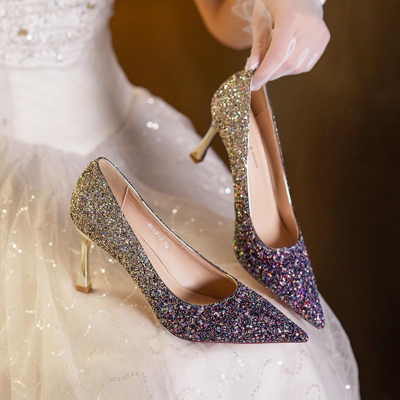 - Senior sense gradual change crystal shoes sequins socialite lady fairy banquet dress bride bridesmaid heels 34
- Senior sense gradual change crystal shoes sequins socialite lady fairy banquet dress bride bridesmaid heels 34