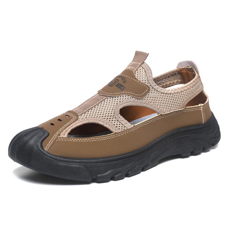 Sandals breathable hollow comfortable hole shoes outdoor casual shoes driving shoes 44 коричневий
Sandals breathable hollow comfortable hole shoes outdoor casual shoes driving shoes 44 коричневий