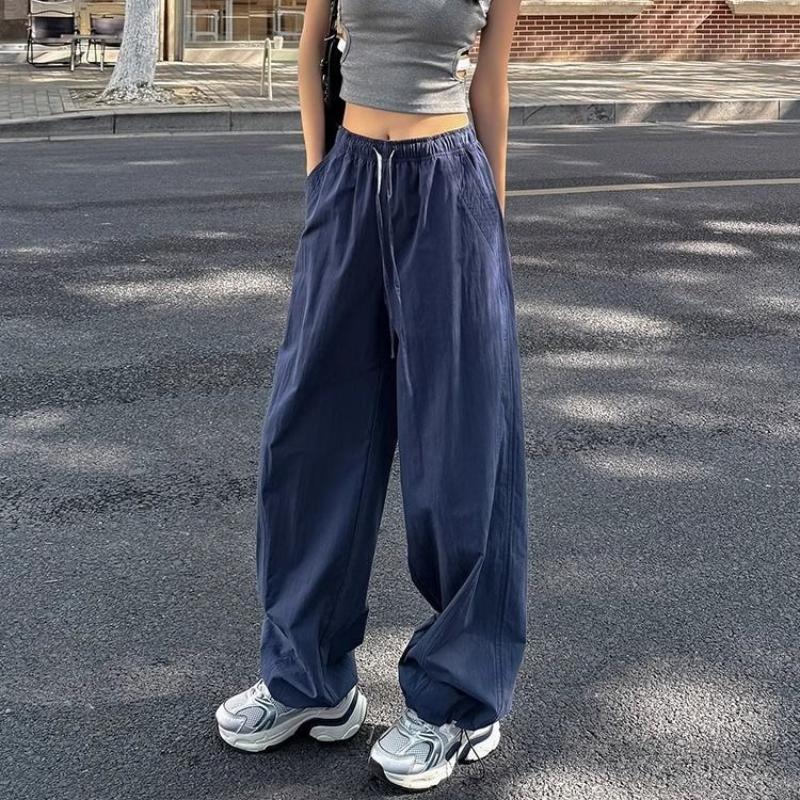 Summer Thin High-Waist Straight-Leg Wide-Leg Quick-Dry Casual Trousers for Women Extra-Long Floor-Length Drape Breathable Pants XL
Summer Thin High-Waist Straight-Leg Wide-Leg Quick-Dry Casual Trousers for Women Extra-Long Floor-Length Drape Breathable Pants XL