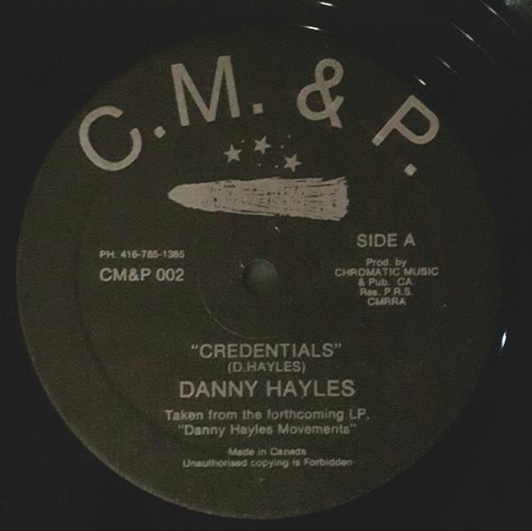 12inch Record DANNY HAYLES - Credentials CMP002 C.M.&P. Canada Reggae, Ska & Dub Used
12inch Record DANNY HAYLES - Credentials CMP002 C.M.&P. Canada Reggae, Ska & Dub Used