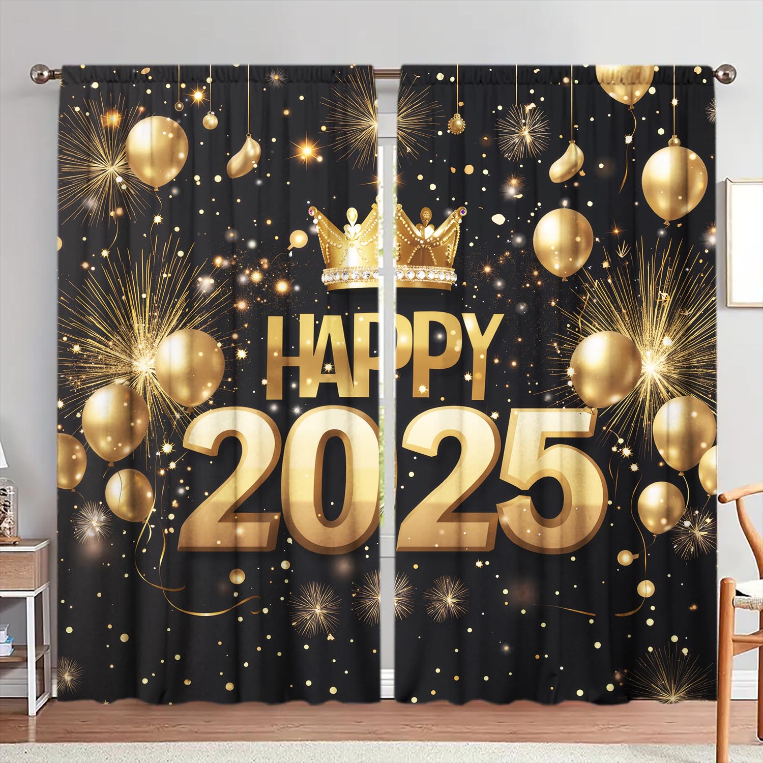 Panels Happy Pattern Window Curtains Versatile Design Suitable Any Style Creating Peaceful Living Space Curtain Made Of Polyester Washable W100*H70(CM)-Hooks&1PCS
Panels Happy Pattern Window Curtains Versatile Design Suitable Any Style Creating Peaceful Living Space Curtain Made Of Polyester Washable W100*H70(CM)-Hooks&1PCS