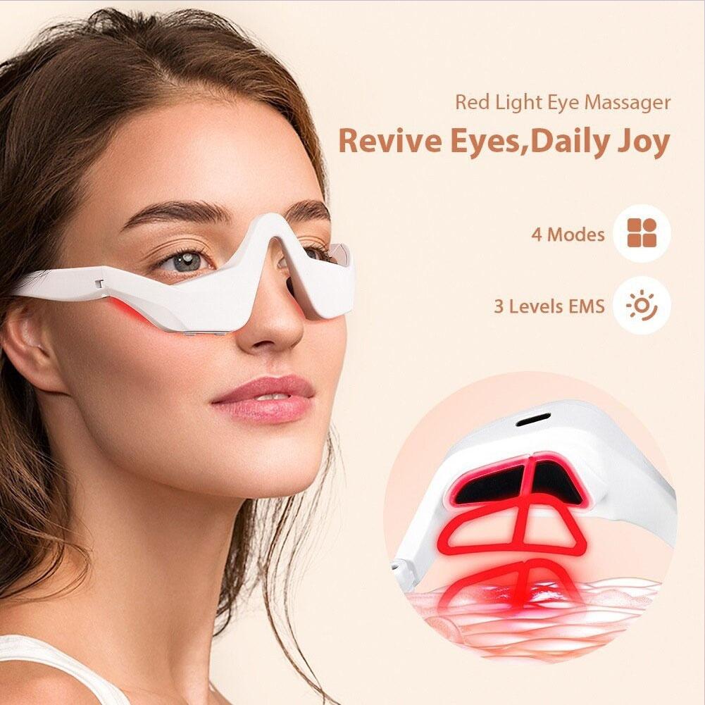 3D Eye Care Massager Fatigue Relief Dark Circles Reduction Fine Lines Smooth Beauty Glasses Design Foreverlily Beauty Tool white
3D Eye Care Massager Fatigue Relief Dark Circles Reduction Fine Lines Smooth Beauty Glasses Design Foreverlily Beauty Tool white