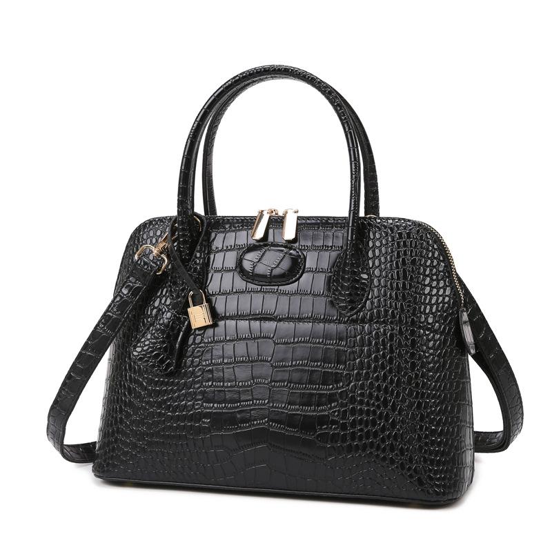 Women s bag crocodile pattern shoulder bag handbag new simple fashion trend texture messenger bag one size fits all чорний
Women s bag crocodile pattern shoulder bag handbag new simple fashion trend texture messenger bag one size fits all чорний