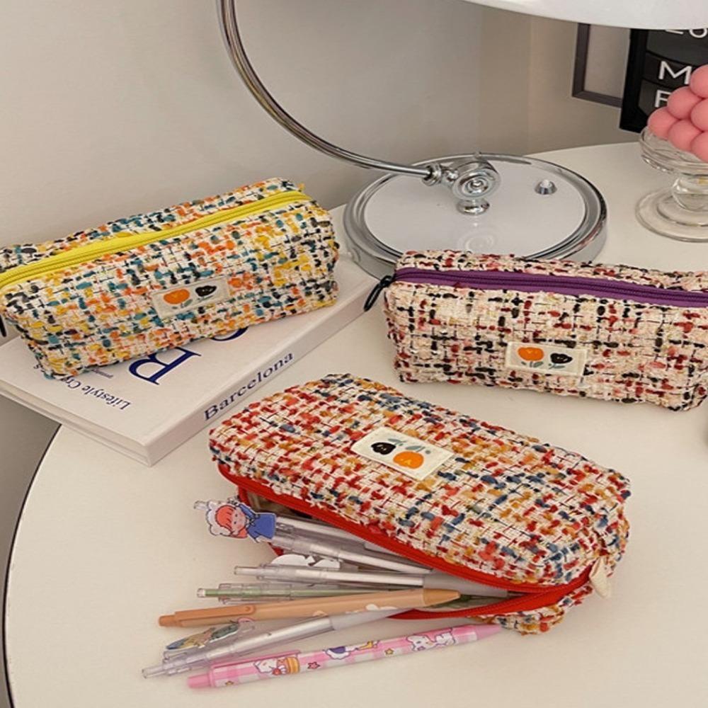Fabric Large Capacity Fashion Pen Bag Large Capacity Cute Pen Case Storage Box Stationery
Fabric Large Capacity Fashion Pen Bag Large Capacity Cute Pen Case Storage Box Stationery