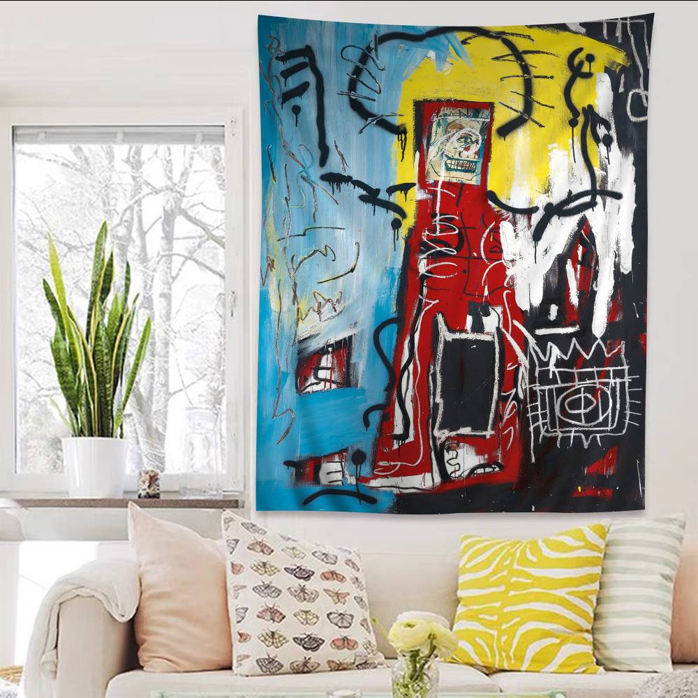 JJeanMichel Basquiats Art Hanging Bohemian Tapestry Hanging Tarot Hippie Wall Rugs Dorm Wall Hanging Home Decor 74x94cm(29x37in)
JJeanMichel Basquiats Art Hanging Bohemian Tapestry Hanging Tarot Hippie Wall Rugs Dorm Wall Hanging Home Decor 74x94cm(29x37in)