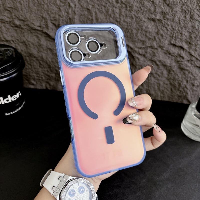 iPhone 17 Pro Max Magnetic Case with Lens Stand, Apple 16 PM, Frosted Full Coverage, Laser Gradient Design 13
iPhone 17 Pro Max Magnetic Case with Lens Stand, Apple 16 PM, Frosted Full Coverage, Laser Gradient Design 13
