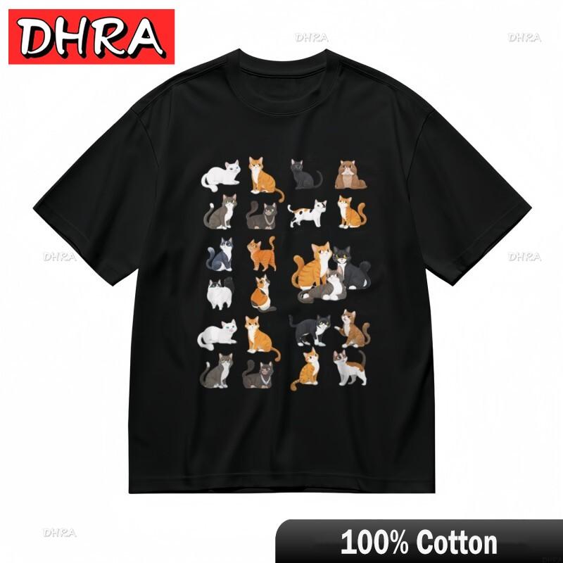 Womens Breathable Classic TShirt MultiPose Feline Friends Design Tee for Streetwear Clothing Tops for Gift Idea TShirt S
Womens Breathable Classic TShirt MultiPose Feline Friends Design Tee for Streetwear Clothing Tops for Gift Idea TShirt S