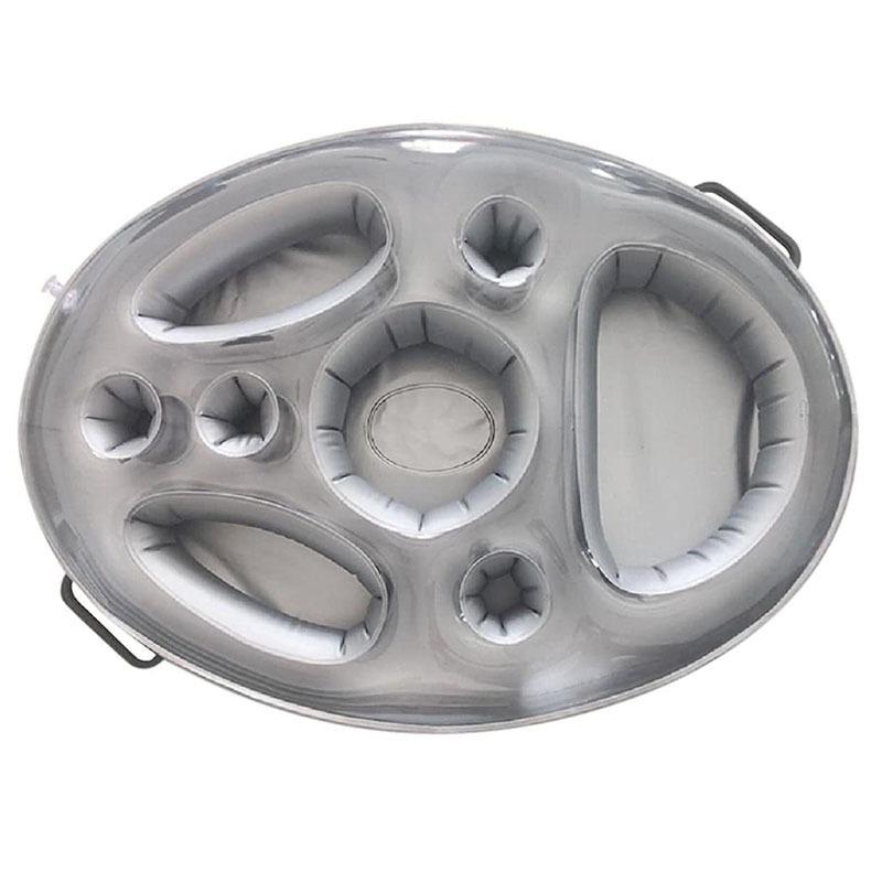 1PCS Inflatable PVC Floating Tray for Pool Parties Multi-Hole Cup Holder Outdoor Portable Floating Raft for Drinks Snacks світло-сірого кольору
1PCS Inflatable PVC Floating Tray for Pool Parties Multi-Hole Cup Holder Outdoor Portable Floating Raft for Drinks Snacks світло-сірого кольору