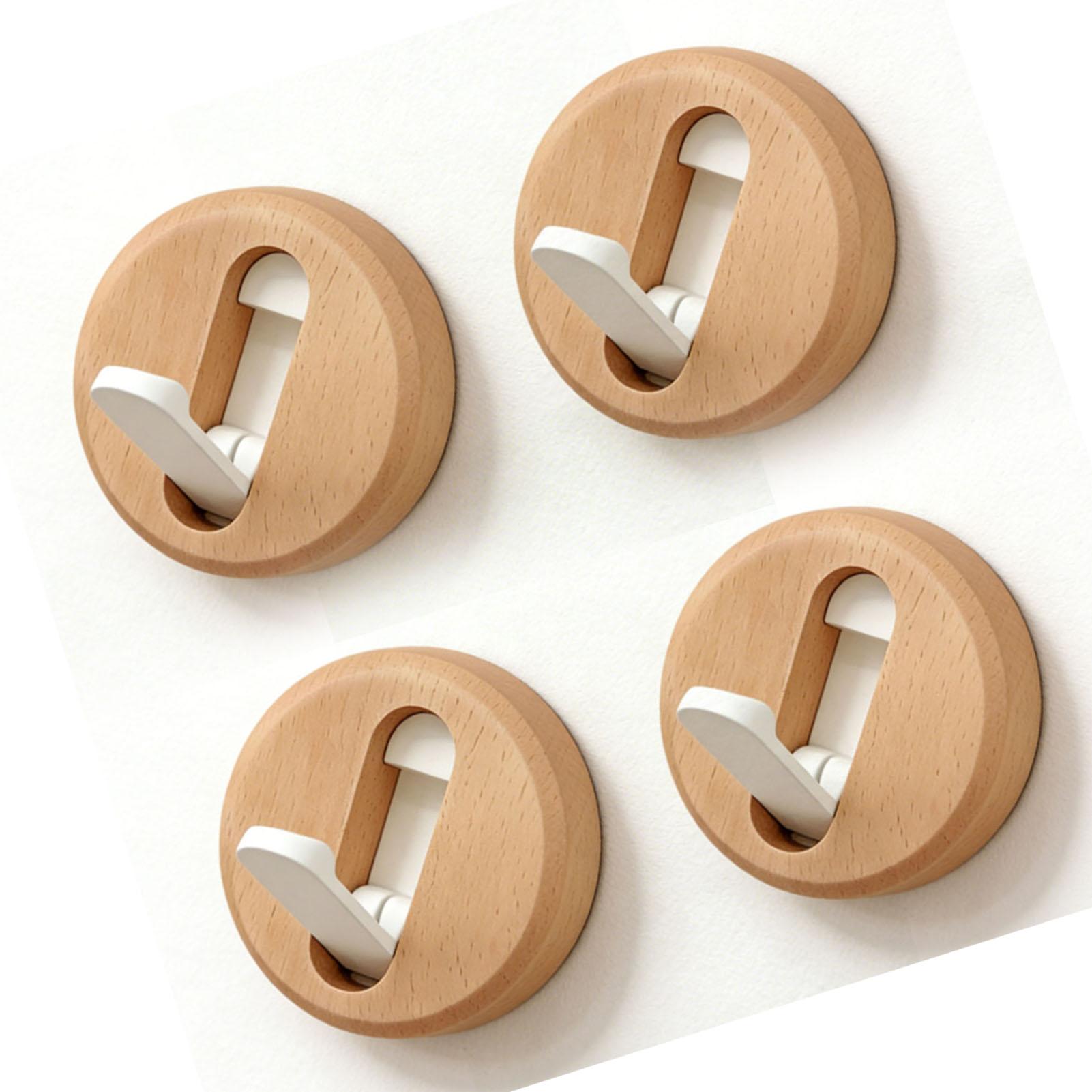 4PCS Folding Coat Hooks Wooden Round Farmhouse Foldable Wall Hooks for Hanging Clothes Towels Hat Backpack Purse
4PCS Folding Coat Hooks Wooden Round Farmhouse Foldable Wall Hooks for Hanging Clothes Towels Hat Backpack Purse