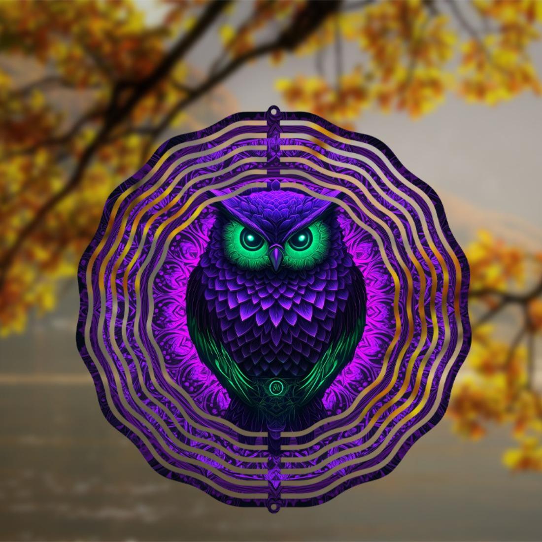 3D Mandala Owl Wind Chime, Metal Whirling Mandala Design, Dynamic Garden Outdoor Decor, Battery-Free, Ideal for Balcony & Patio
3D Mandala Owl Wind Chime, Metal Whirling Mandala Design, Dynamic Garden Outdoor Decor, Battery-Free, Ideal for Balcony & Patio