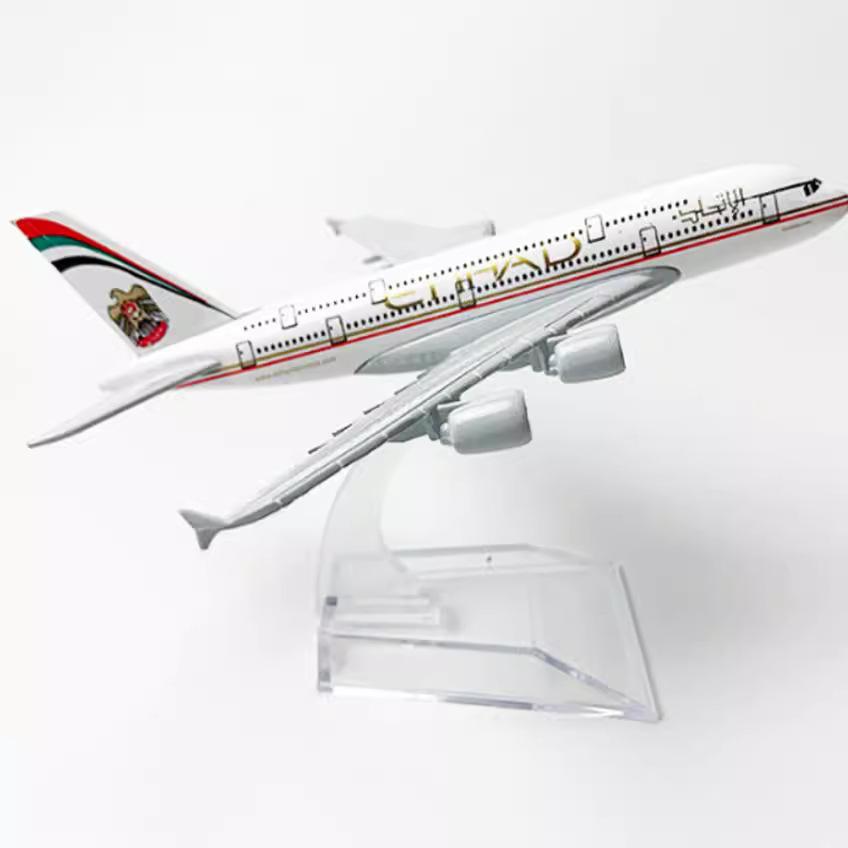 16CM Alloy Aircraft Model Etihad 380 Collectible With Landing Gear Children s Toy Gift
16CM Alloy Aircraft Model Etihad 380 Collectible With Landing Gear Children s Toy Gift