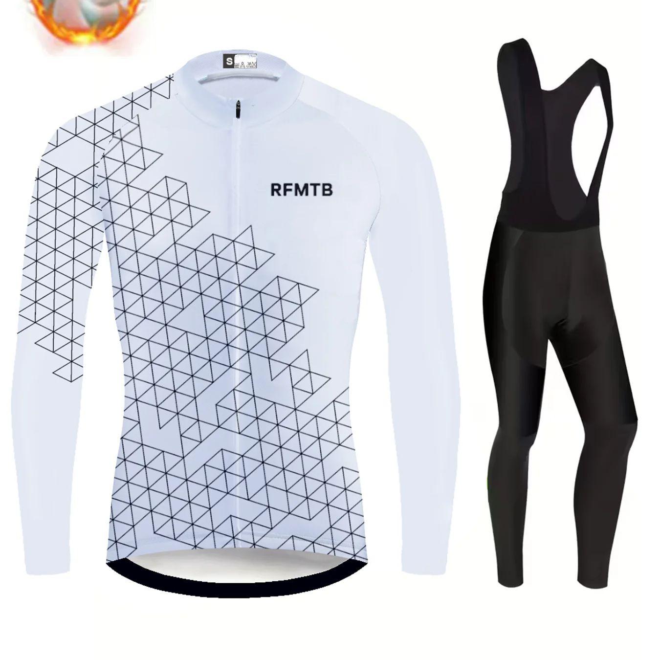 Thermal Fleece Bike Jersey + Bib Pants, Long Sleeve Cycling Clothing Sets for Man 2026 Winter Fleece Riding Suit Set S
Thermal Fleece Bike Jersey + Bib Pants, Long Sleeve Cycling Clothing Sets for Man 2026 Winter Fleece Riding Suit Set S
