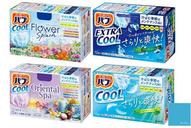Kao Bub Cool assortment set 12 tablets each bonus bath salts COOL 4-type (Cool/Extra Cool/Flower Splash/Oriental Spa) +
Kao Bub Cool assortment set 12 tablets each bonus bath salts COOL 4-type (Cool/Extra Cool/Flower Splash/Oriental Spa) +