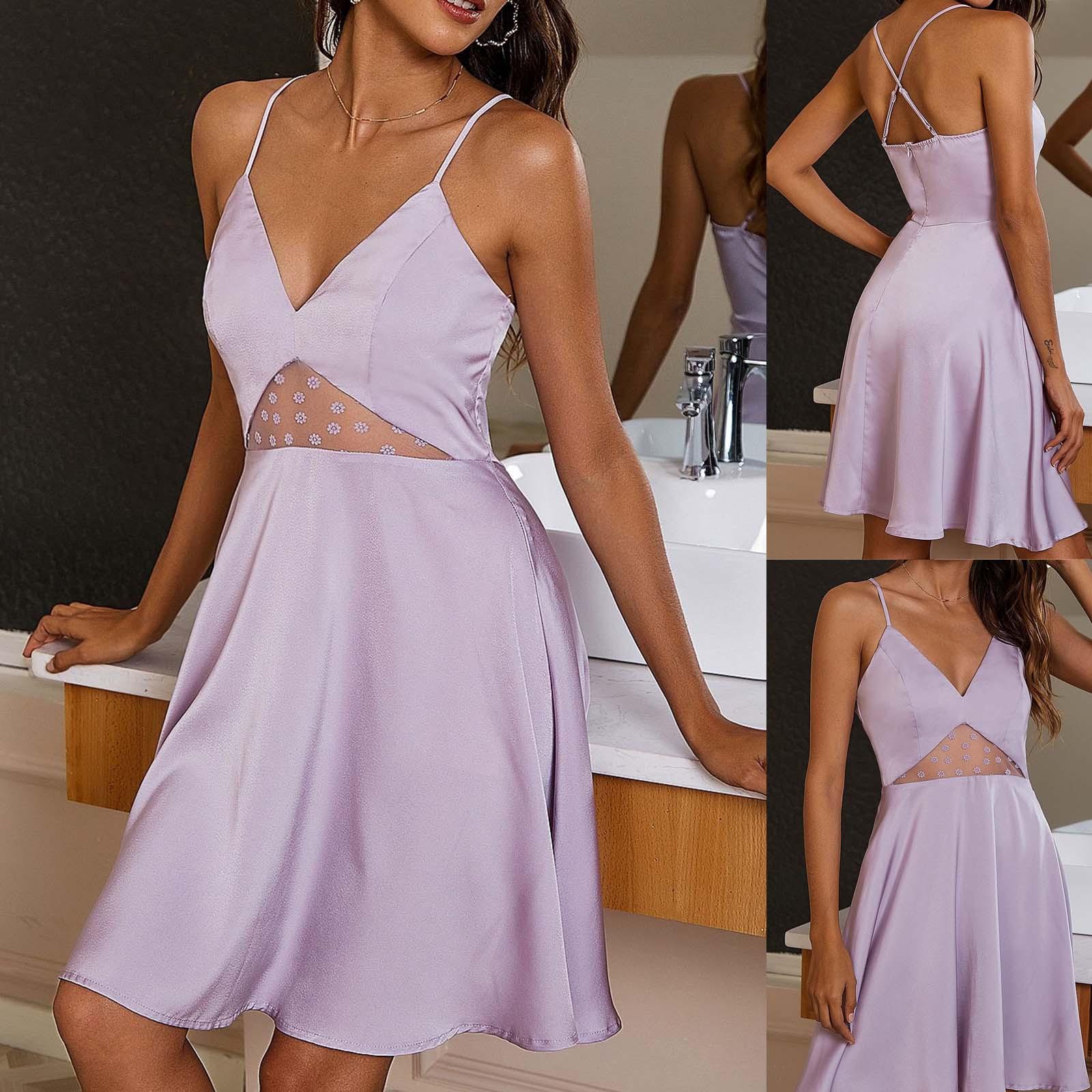 Женское модное летнее V-образное платье без рукавов сексуальное мини-платье для вечеринок с открытой спиной