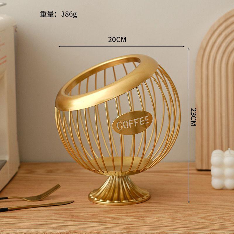 Nordic High Beauty Coffee Capsule Storage Box, Fruit Basket, Snack Candy Storage Basket, Desktop Tea Table Decoration Decoration
Nordic High Beauty Coffee Capsule Storage Box, Fruit Basket, Snack Candy Storage Basket, Desktop Tea Table Decoration Decoration