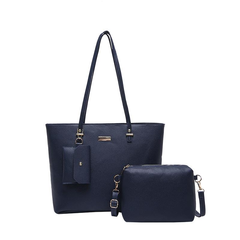 Minimalist Korean Style Large Capacity Tote Bag Fashion Soft Faux Leather Shoulder Handbag Casual Commuter Purse синій
Minimalist Korean Style Large Capacity Tote Bag Fashion Soft Faux Leather Shoulder Handbag Casual Commuter Purse синій