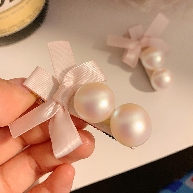 2Pcs Korean Style Exquisite Pink Bow Pearl Hairpins Temperament Duckbill Clip Bangs Clip For Women Girl Elegant Headwear
2Pcs Korean Style Exquisite Pink Bow Pearl Hairpins Temperament Duckbill Clip Bangs Clip For Women Girl Elegant Headwear