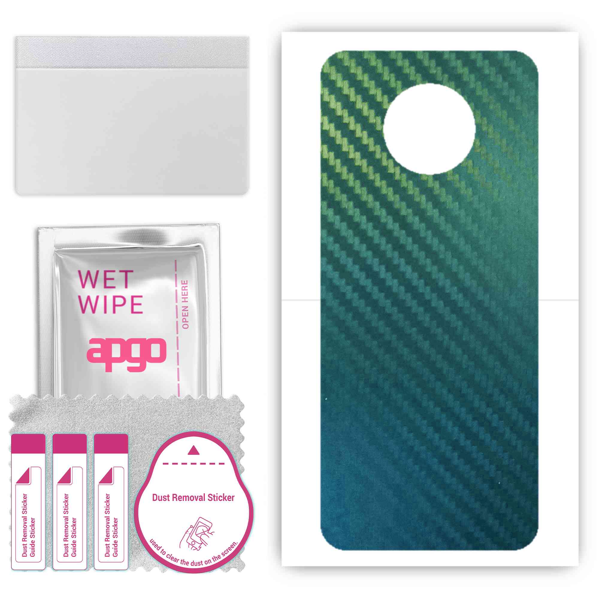 apgo Protective Skin Sticker for the back compatible with Nokia G50 5G, Wrap Film, Foil, Vinyl - Pattern Carbon Chameleon CAKA1
apgo Protective Skin Sticker for the back compatible with Nokia G50 5G, Wrap Film, Foil, Vinyl - Pattern Carbon Chameleon CAKA1