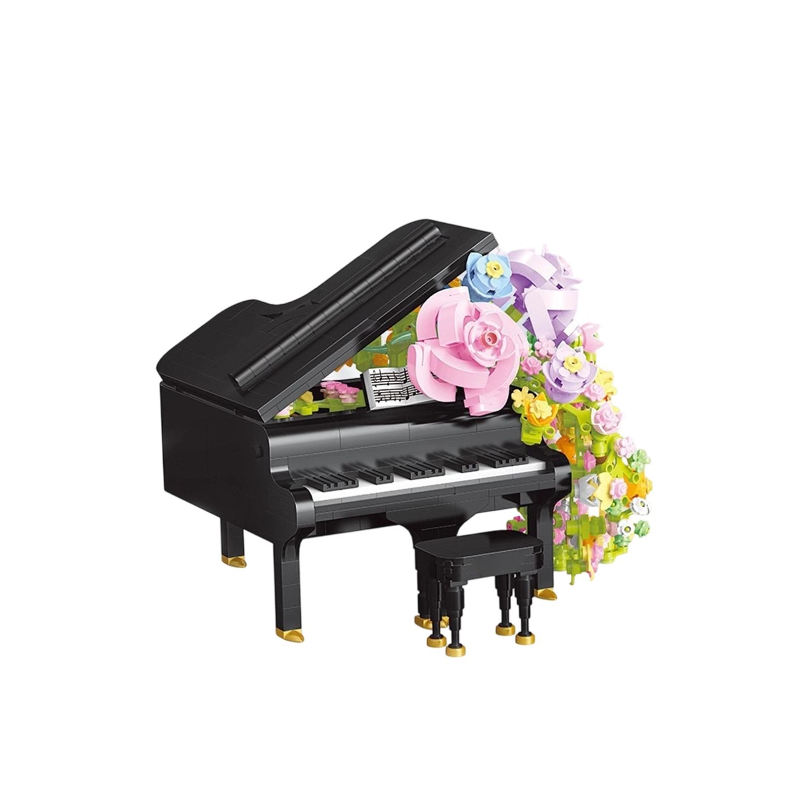 Building Block Musical Instrument Series Flower Symphony Grand Piano Model with LED Lights DIY Assembly Educational Toy for Adults and Kids One Size
Building Block Musical Instrument Series Flower Symphony Grand Piano Model with LED Lights DIY Assembly Educational Toy for Adults and Kids One Size