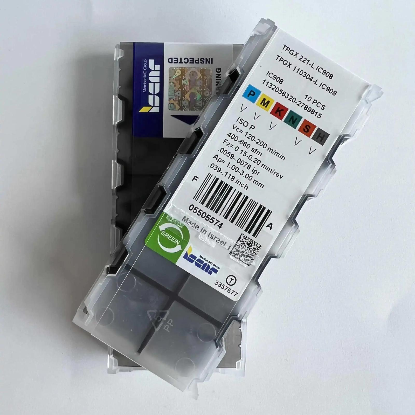 TPGX110304-LIC908 / Carbide blade 10 Pcs
TPGX110304-LIC908 / Carbide blade 10 Pcs