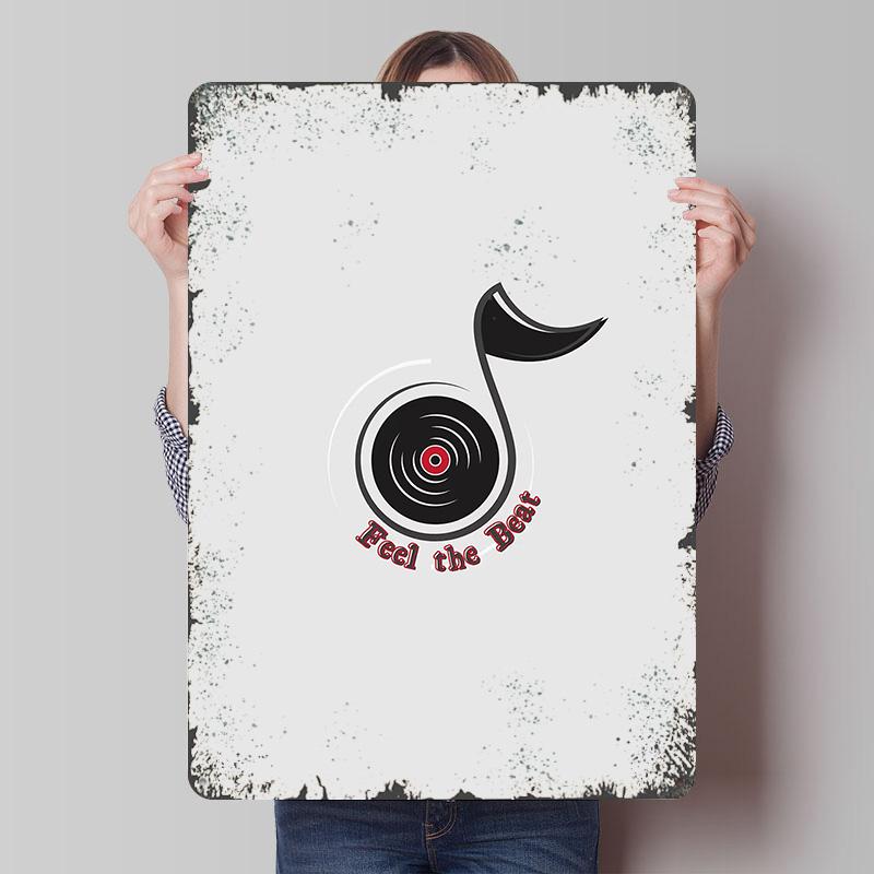 Music Logo Feel the Beat Poster Customized Wall Art Vintage Metal Signs Retro Tin Plaque for Man Cave Room Decoration Gaming 7.9x11.8In(20x30cm)
Music Logo Feel the Beat Poster Customized Wall Art Vintage Metal Signs Retro Tin Plaque for Man Cave Room Decoration Gaming 7.9x11.8In(20x30cm)