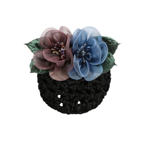 Elastic Elegant Women Hair Net Ribbon Flowers Beads Bun Net Hairgrip Hair Styling Accessories
Elastic Elegant Women Hair Net Ribbon Flowers Beads Bun Net Hairgrip Hair Styling Accessories