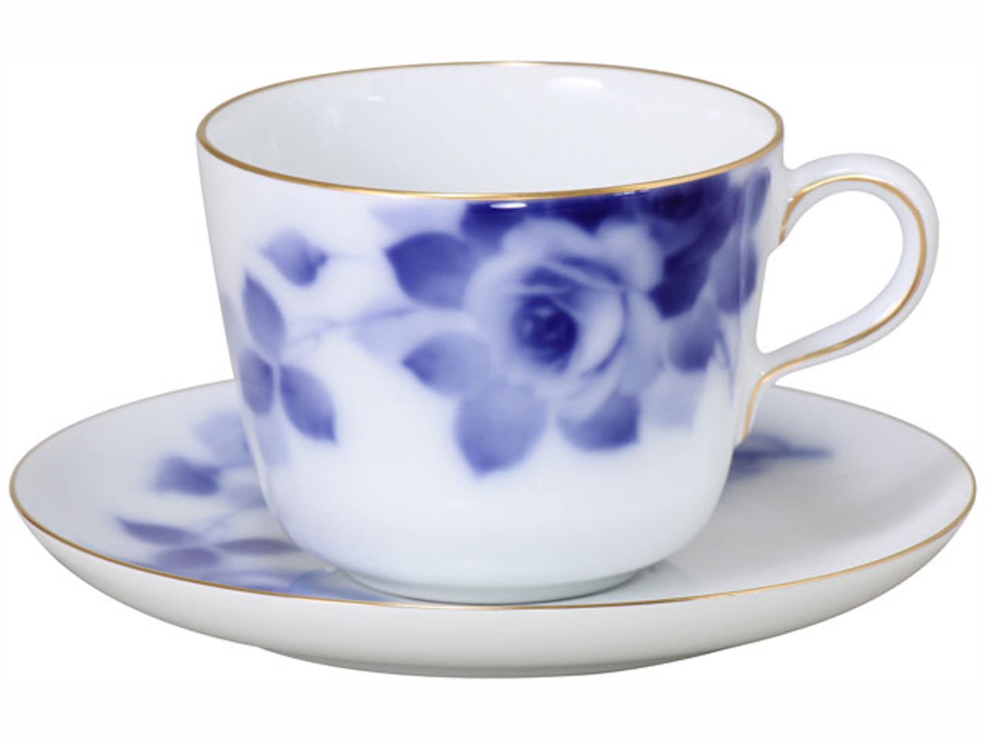 Okura Touen Direct Store Exclusive Blue Rose Morning Cup & Saucer, Coffee/Tea, Approx. 295cc, Made in Japan, 26c/8011-a
Okura Touen Direct Store Exclusive Blue Rose Morning Cup & Saucer, Coffee/Tea, Approx. 295cc, Made in Japan, 26c/8011-a