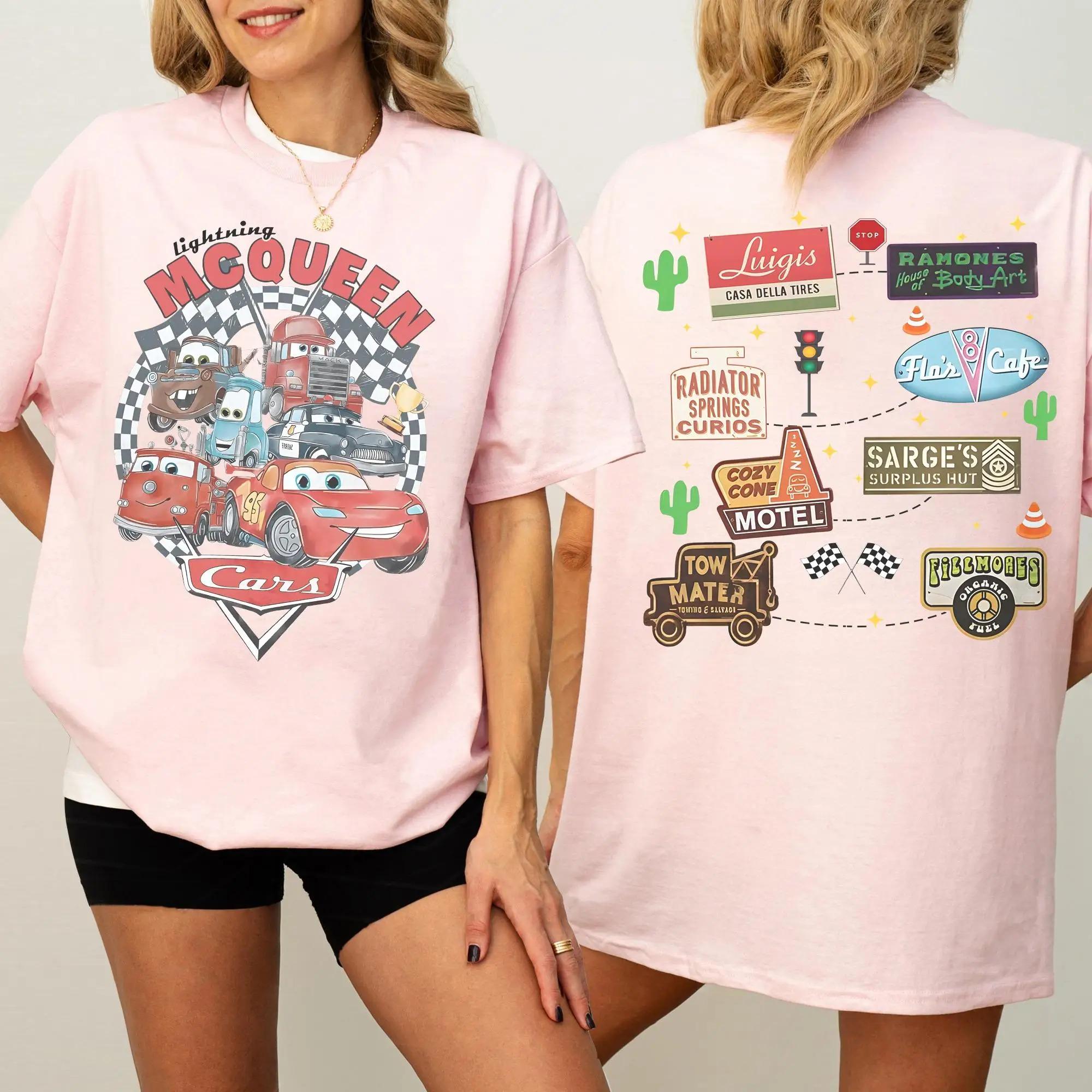 Hot Lightning Mcqueen and Sally Printed Couple Sally Mcqueen Cute T-shirt Men Women Casual Oversized Summer New Tee Streetwear Harajuku Fashion Top XXXL білий
Hot Lightning Mcqueen and Sally Printed Couple Sally Mcqueen Cute T-shirt Men Women Casual Oversized Summer New Tee Streetwear Harajuku Fashion Top XXXL білий