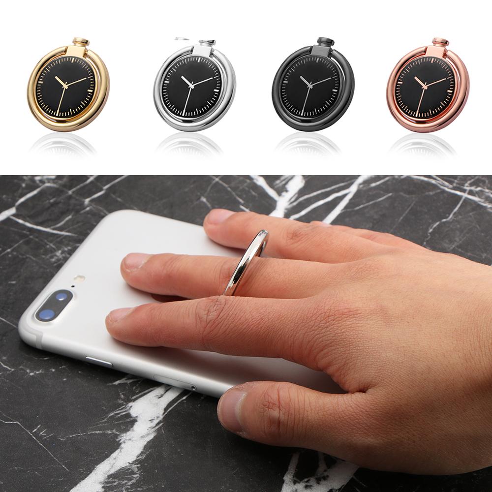 Fashion Bracket Metal 360° Rotating Mobile Phone Holder Watch Shape Finger Ring Grip чорний
Fashion Bracket Metal 360° Rotating Mobile Phone Holder Watch Shape Finger Ring Grip чорний