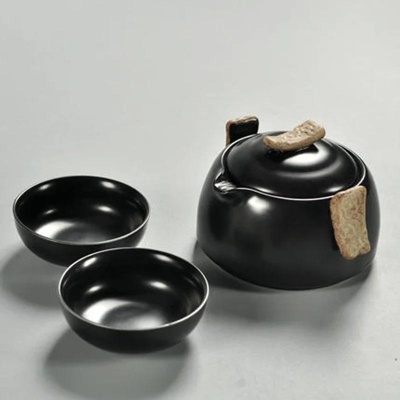 Portable Tea set include 1 Teapot 2 Teacups Beautiful and easy teapot kettle,Chinese office Travel Ceramic Portable Teaset
Portable Tea set include 1 Teapot 2 Teacups Beautiful and easy teapot kettle,Chinese office Travel Ceramic Portable Teaset