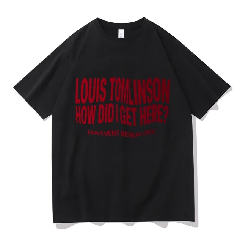 Louis Tomlinson How Die We Get Here T-Shirts Loose Short Sleeve Summer Streetwear Casual Women Men Pure Cotton Fashion Tops Tees XXXXXL чорний
Louis Tomlinson How Die We Get Here T-Shirts Loose Short Sleeve Summer Streetwear Casual Women Men Pure Cotton Fashion Tops Tees XXXXXL чорний