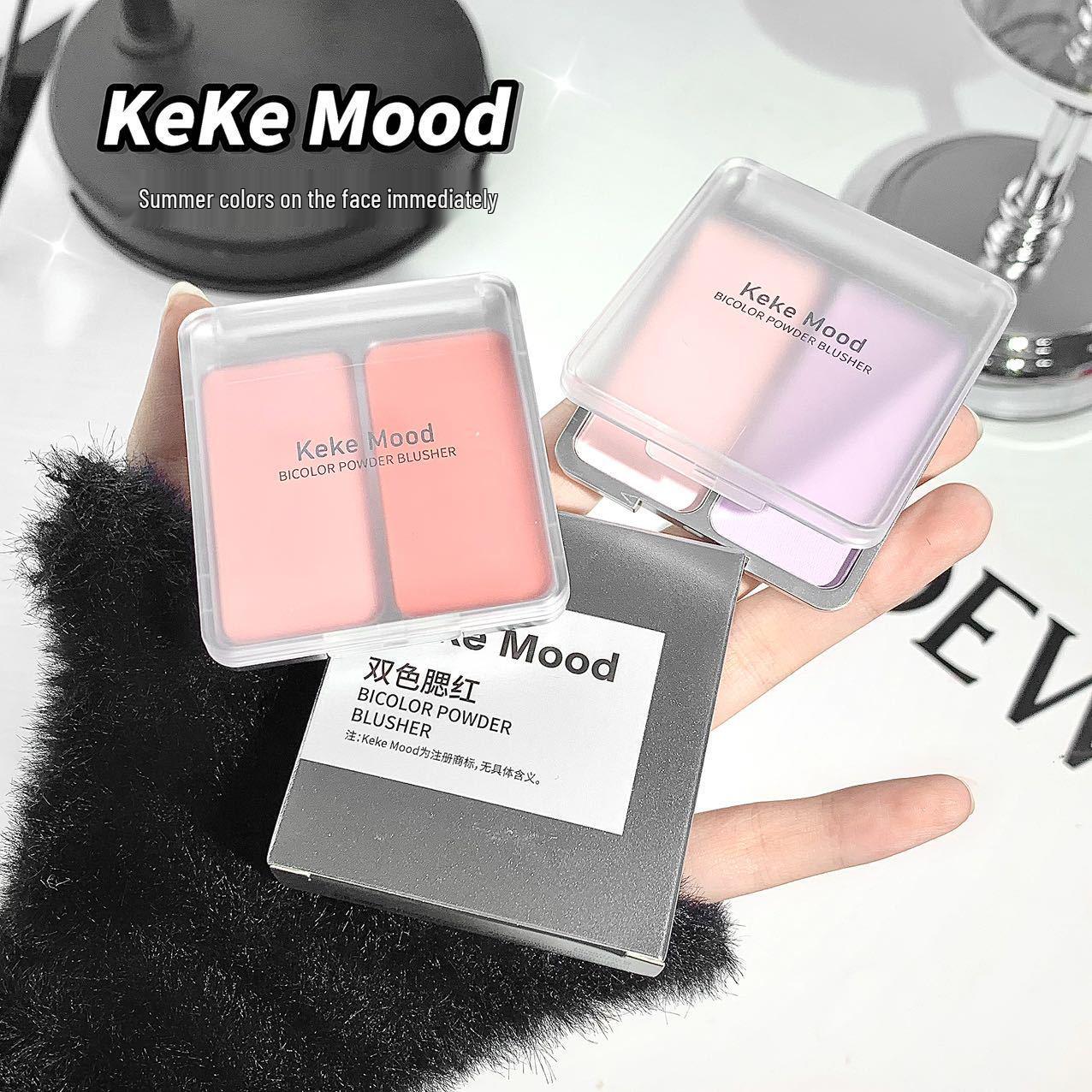 Kekemood Dual-Color Blush: Korean-Style Spring/Summer Natural Look for Youthful Contour and Brightening.
Kekemood Dual-Color Blush: Korean-Style Spring/Summer Natural Look for Youthful Contour and Brightening.