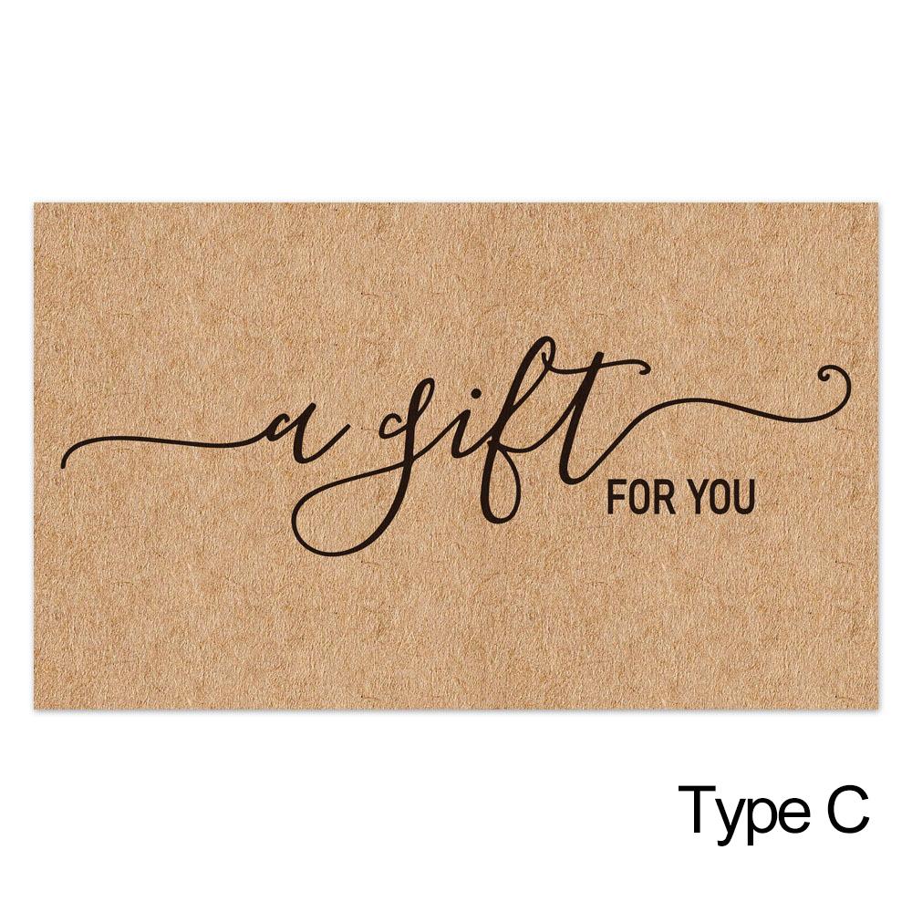 Retail Thank You Card Gift For You Cardstock Kraft Paper Greeting Cards Appreciation Labels Type C
Retail Thank You Card Gift For You Cardstock Kraft Paper Greeting Cards Appreciation Labels Type C