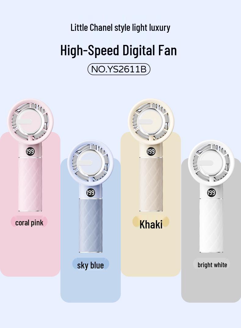 Portable High-Speed USB Rechargeable Small Turbo Fan, Strong Wind, Digital Display for Desktop and Outdoor Use High-Speed Fan with 199 Settings
Portable High-Speed USB Rechargeable Small Turbo Fan, Strong Wind, Digital Display for Desktop and Outdoor Use High-Speed Fan with 199 Settings