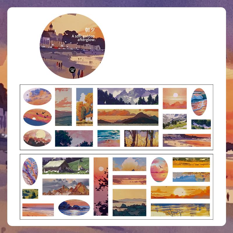 6*200cm Landscaping Washi Tape Meeting Mountains and Seas Creative DIY Journal Scrapbooking Masking Tapes Aesthetic Stationery
6*200cm Landscaping Washi Tape Meeting Mountains and Seas Creative DIY Journal Scrapbooking Masking Tapes Aesthetic Stationery