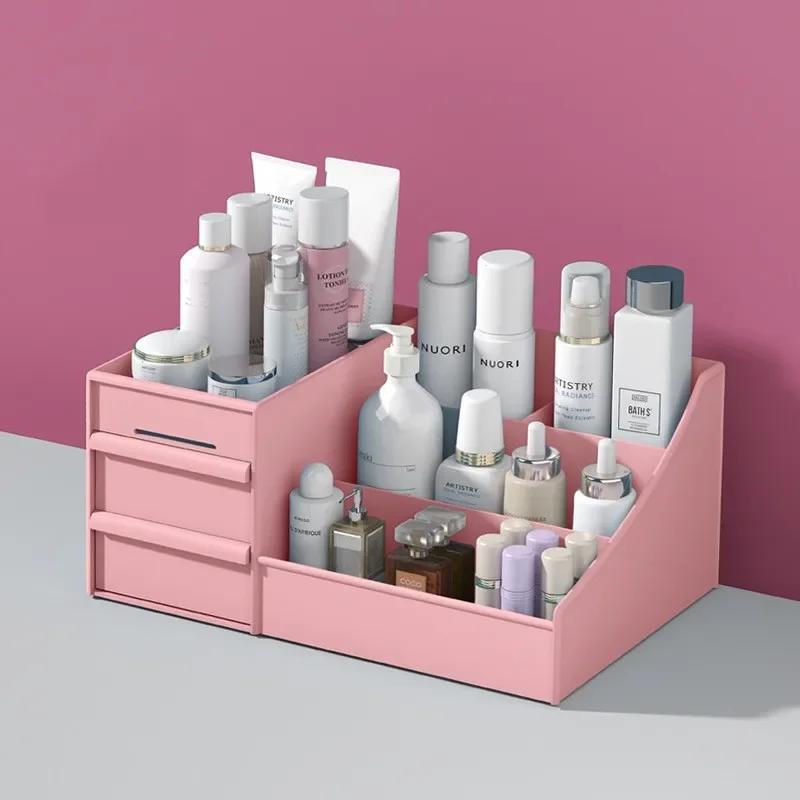 Makeup Jewelry Cosmetic Storage Box Large Capacity Plastic Drawer Organizer Boxes Nail Polish Organizer Cosmetics Organizers рожевий
Makeup Jewelry Cosmetic Storage Box Large Capacity Plastic Drawer Organizer Boxes Nail Polish Organizer Cosmetics Organizers рожевий