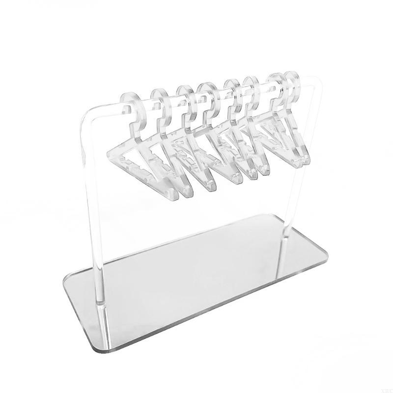 Hanger Acrylic Earring Rack with 8pcs Hangers Coat Bracelet Display Stand X3UC срібний
Hanger Acrylic Earring Rack with 8pcs Hangers Coat Bracelet Display Stand X3UC срібний