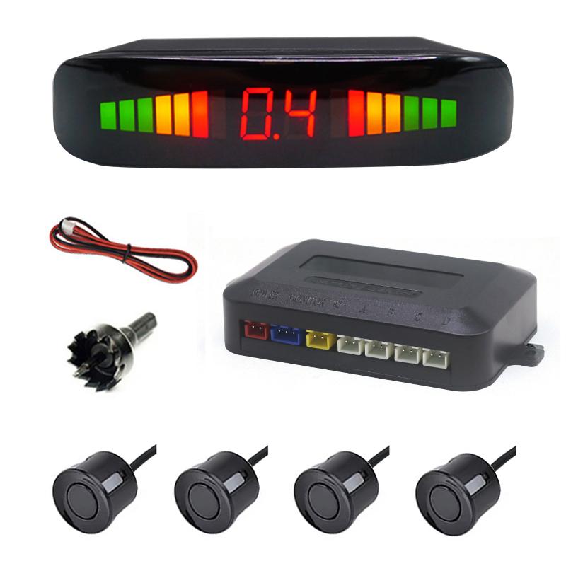 Car Parking Sensors Parking Kit LED Display 22mm 4 Sensors Backlight Reverse Backup Radar Monitoring System 6 Colors 12V чорний
Car Parking Sensors Parking Kit LED Display 22mm 4 Sensors Backlight Reverse Backup Radar Monitoring System 6 Colors 12V чорний