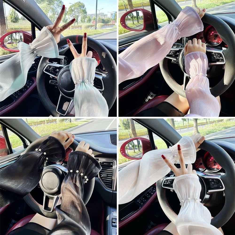 Женские крутые жемчужные чехлы на руку, рукава, налокотники, защита от солнца
Женские крутые жемчужные чехлы на руку, рукава, налокотники, защита от солнца